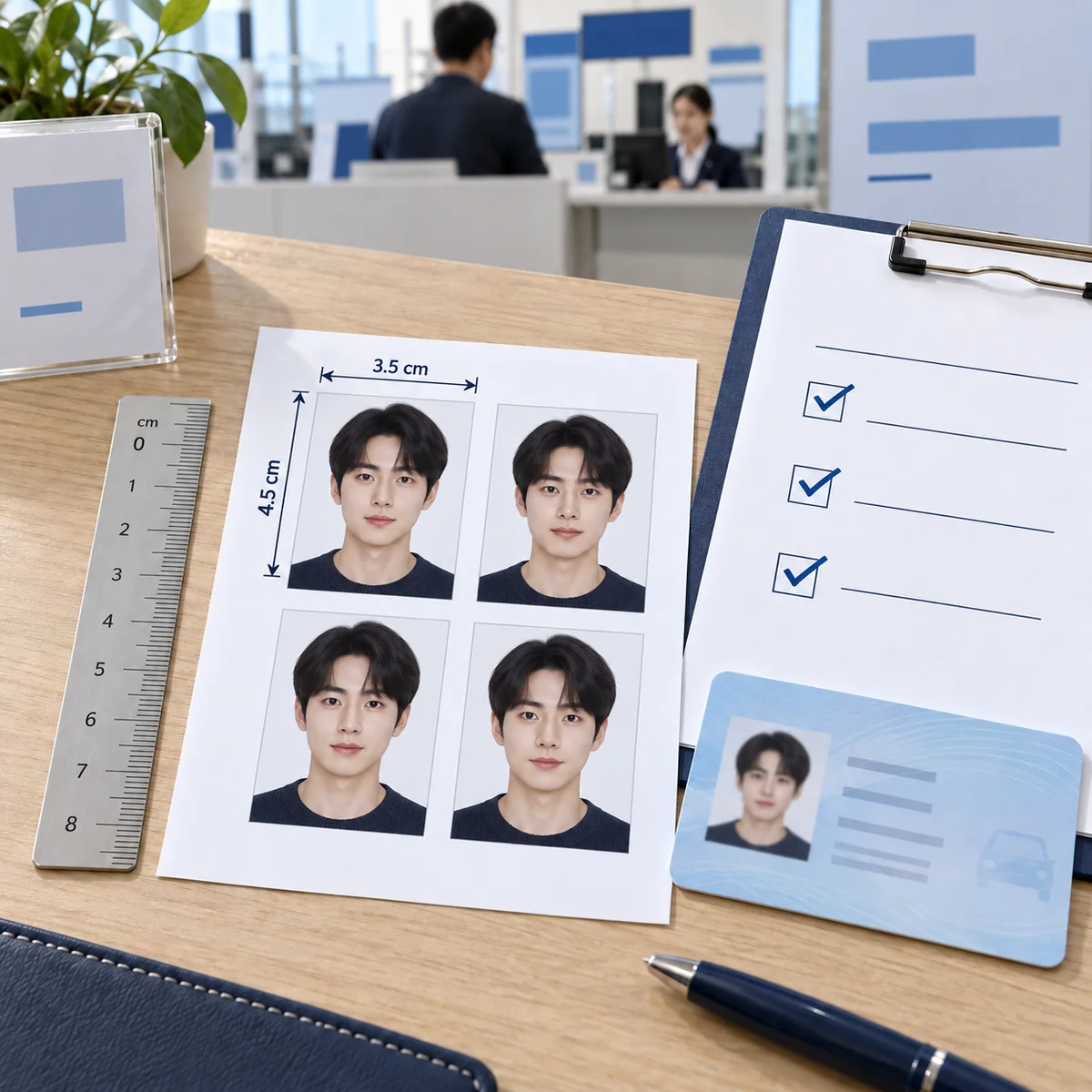 Korean Driver’s License Photo Requirements by Application